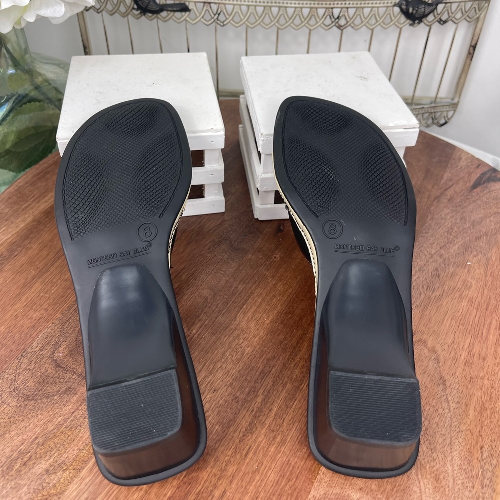 Montego Bay Club NGO Meena Flower Womens Slide Sandals size 8. - Picture 6 of 7